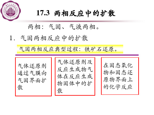 17.3两相反应中的扩散