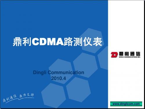 鼎利CDMA路测仪表