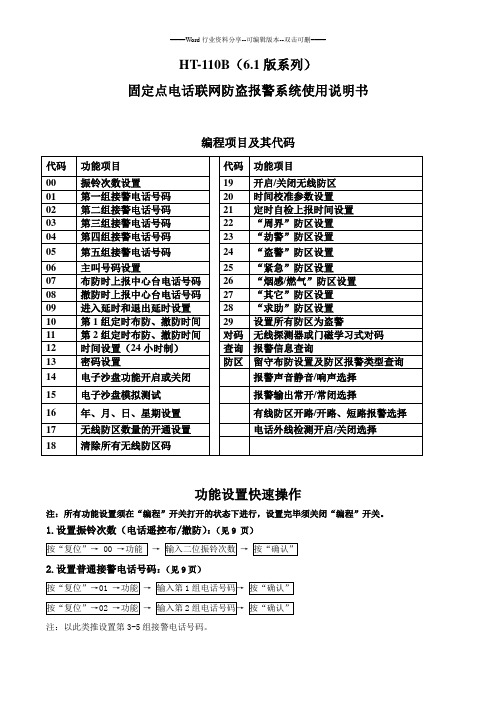 HT-110B(6.1版系列)使用说明书3.20