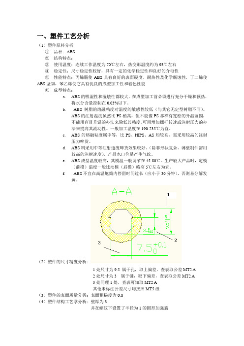 塑件原料分析