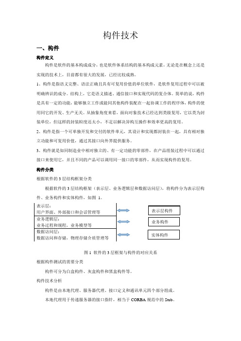 基于构件的软件复用技术