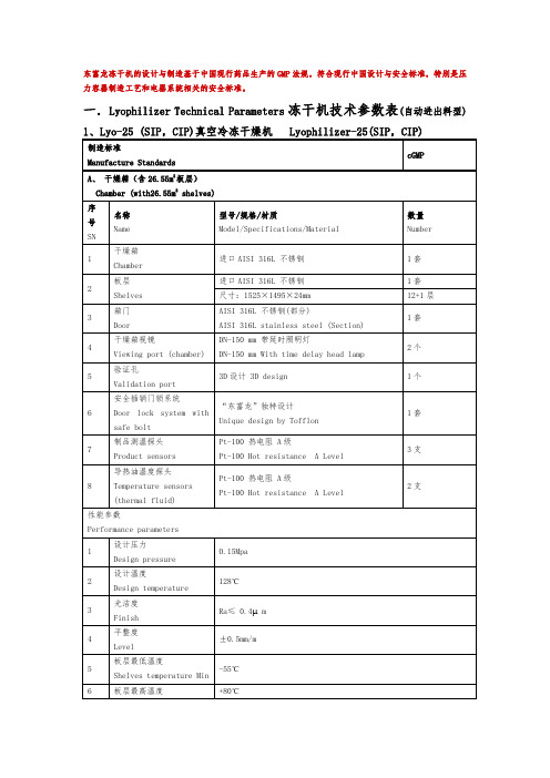 自动进出料系统技参