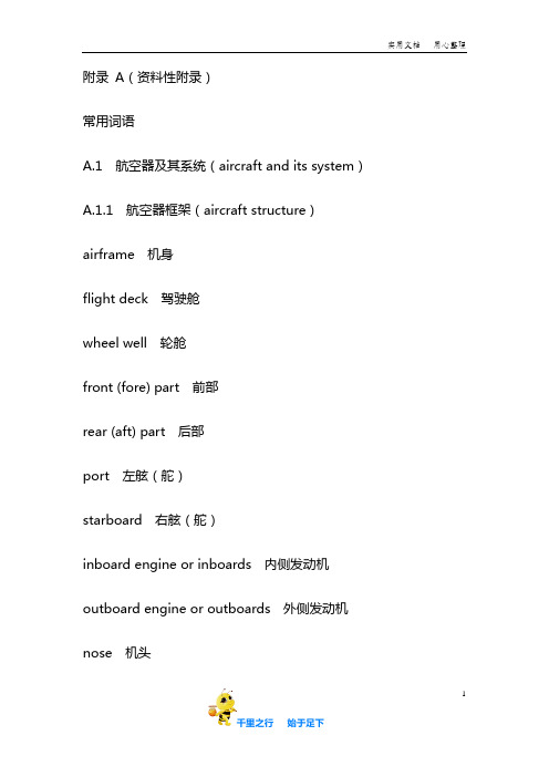 ICAO英语复习：vocabulary