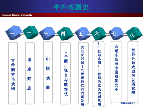 广播电视编导专业《中外戏剧史》