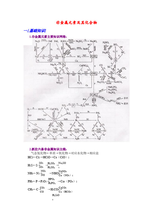 江苏省邳州市第二中学化学必修一人教版第四章非金属元素及其化合物