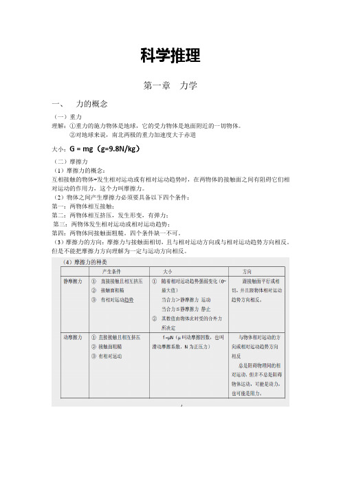 2016广东公务员行测科学推理复习专题