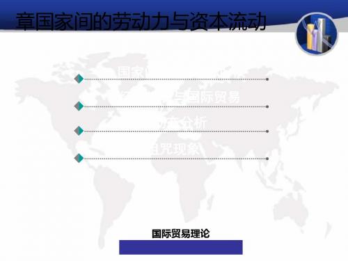 国家间的劳动力与资本流动(ppt52张)