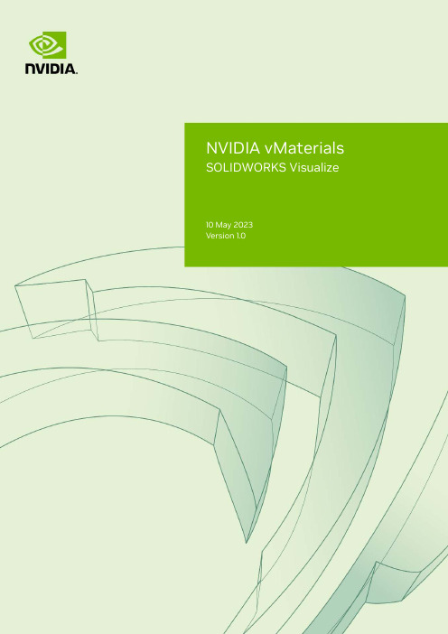 NVIDIA vMaterials SOLIDWORKS Visualize 10 May 2023