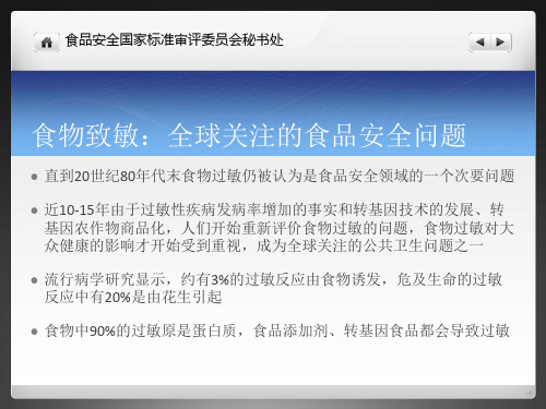 樊永祥  食品中致敏物质的管理