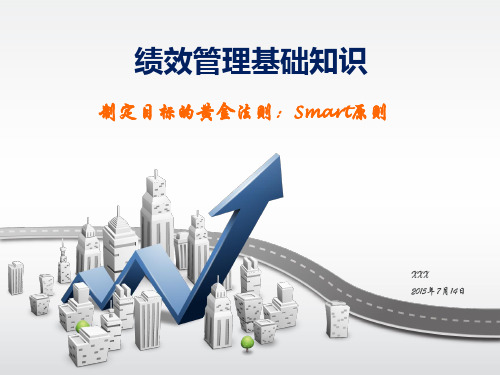 制定目标的黄金法则Smart原则 业务分享