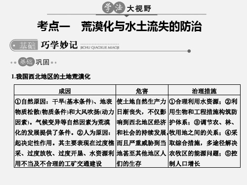 高考地理 一轮复习 第15单元 区域生态环境建设