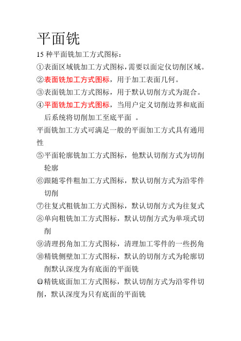 UG4.0平面铣、行腔洗、等高洗大合集,附加UG4.0快捷键