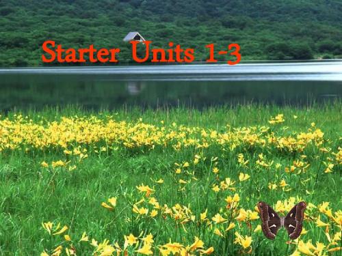 人教版英语七年级上starter_Unit1-3复习课件