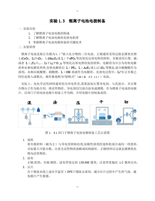 实验-锂离子电池电极制备