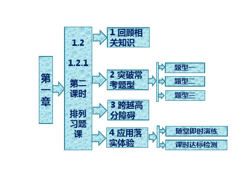 人教A版数学选修2-3全册课件：第一章 1.2 1.2.1 第二课时 排列习题课