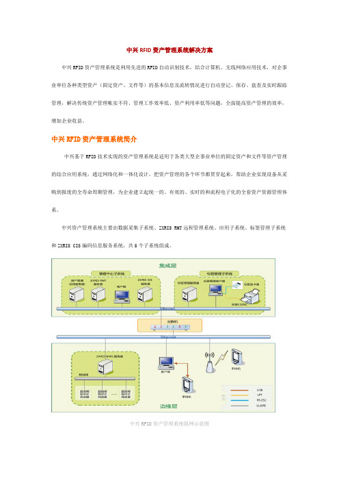 中兴RFID资产管理系统解决方案