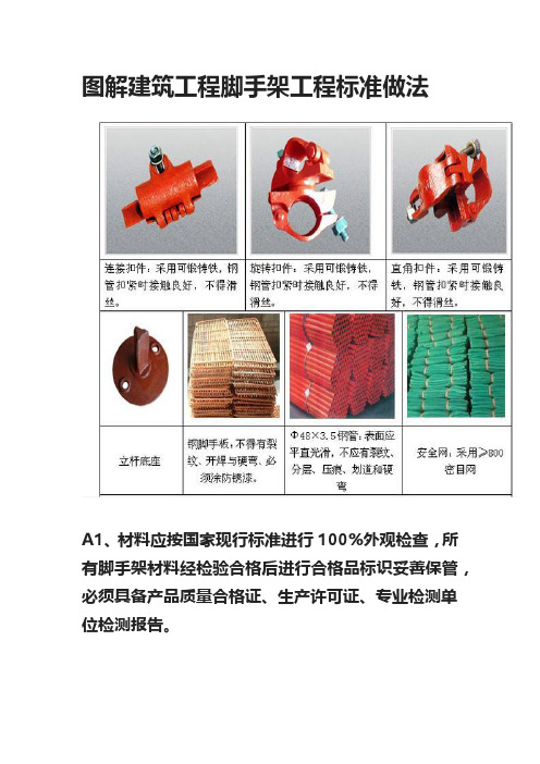 建筑工程脚手架工程标准做法细则图解