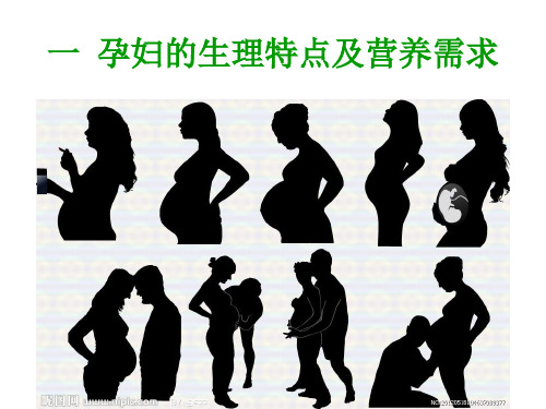 孕妇及乳母的生理特点及营养需求