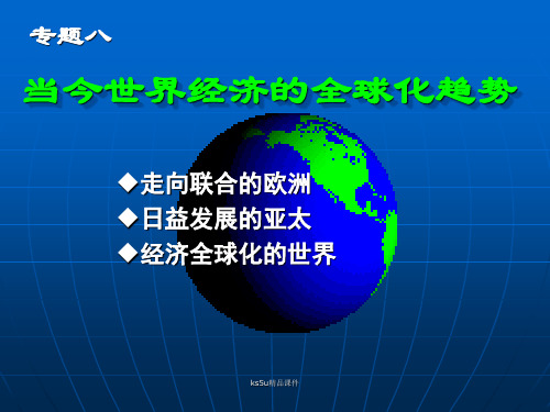 8.3当今世界经济全球化趋势课件1(人教版必修2)