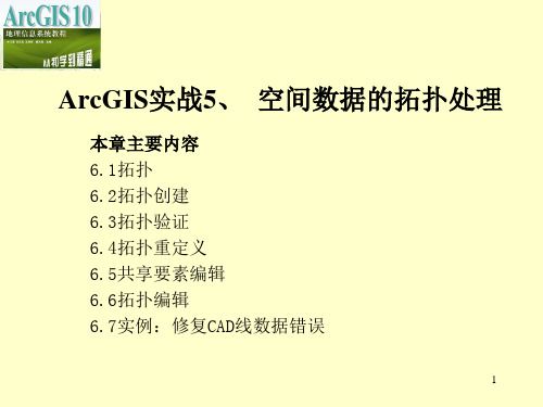 ArcGIS实战5、空间数据的拓扑处理