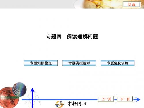 专题四 阅读理解问题