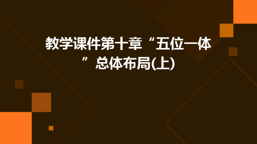 教学课件：第十章“五位一体”总体布局(上)