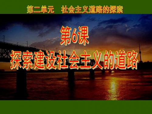 《探索建设社会主义的道路》社会主义道路的探索PPT课件5 (共44张PPT)