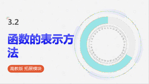 高教版基础模块 3.2 函数的表示方法  课件(共25张PPT).ppt