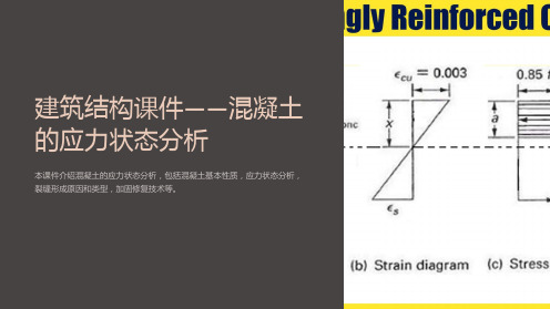 建筑结构课件-混凝土的应力状态分析