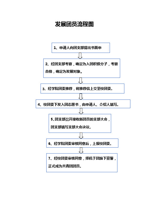 发展团员流程图及说明书