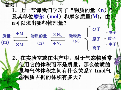 气体摩尔体积pptppt课件