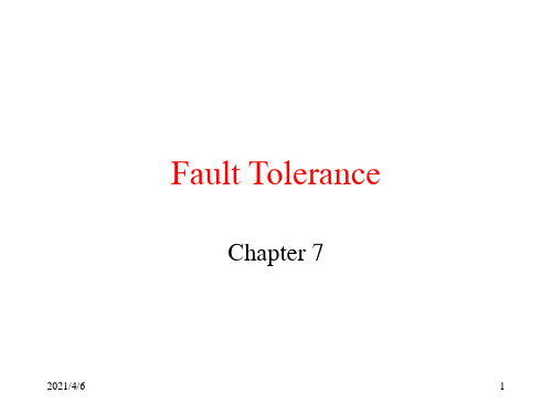 Chapter-7-Fault-Tolerance