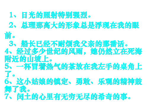 中考复习专项 划分句子成分及修改病句