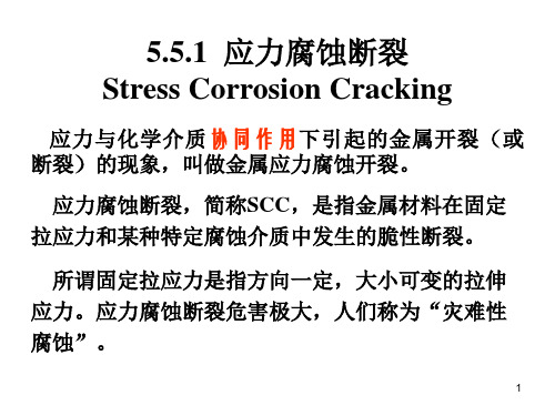 第五章6应力开裂腐蚀