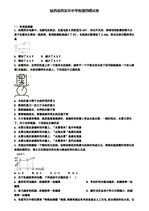 陕西省西安市中考物理四模试卷