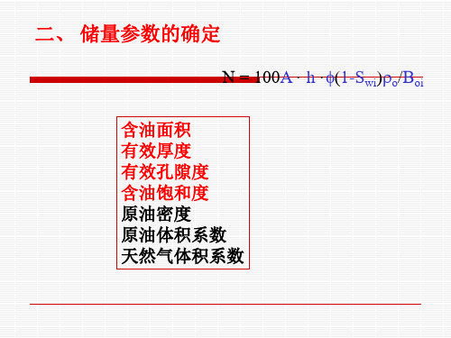 岩性油藏储量计算-容积法