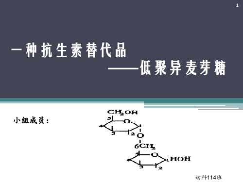 低聚异麦芽糖