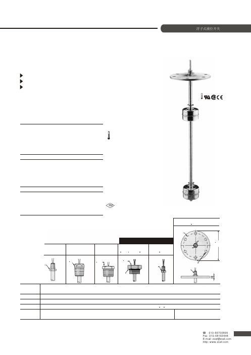 Gems 浮子式液位开关 L S - 7 0 0 系 列 说明书