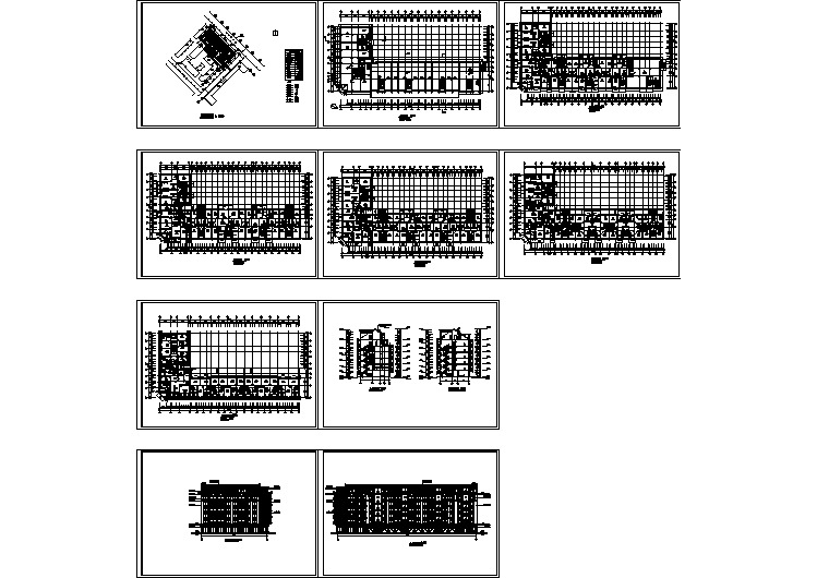 某小区多层住宅楼设计施工图(共10张)