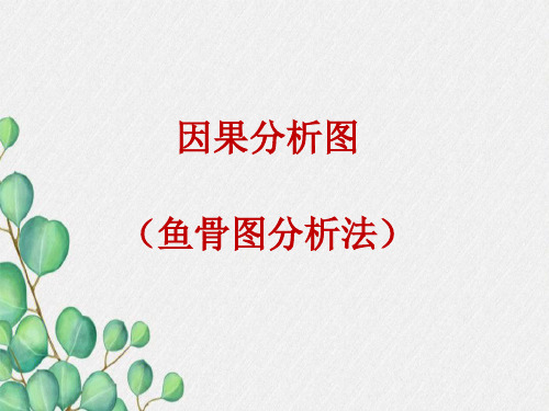 鱼骨图(详细分析法则说明)