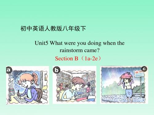 广东省惠州市惠东中学2018-2019学年第二学期八年级英语Unit5 Section B(1a-2e)(共54张PPT)