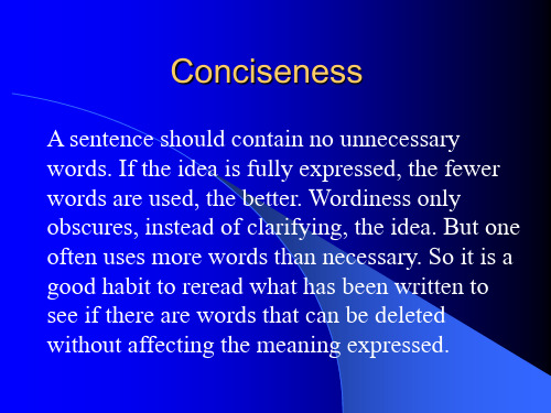 sentence-conciseness