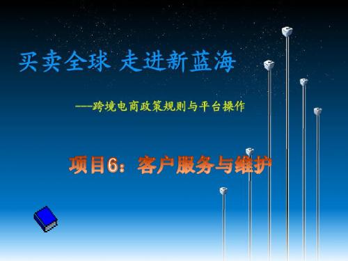 跨境电商操作实务项目6 客户服务与维护PPT课件