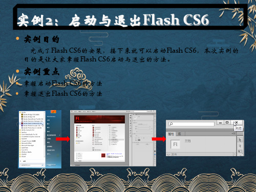 第1章FlashCS6快速入门ppt课件全