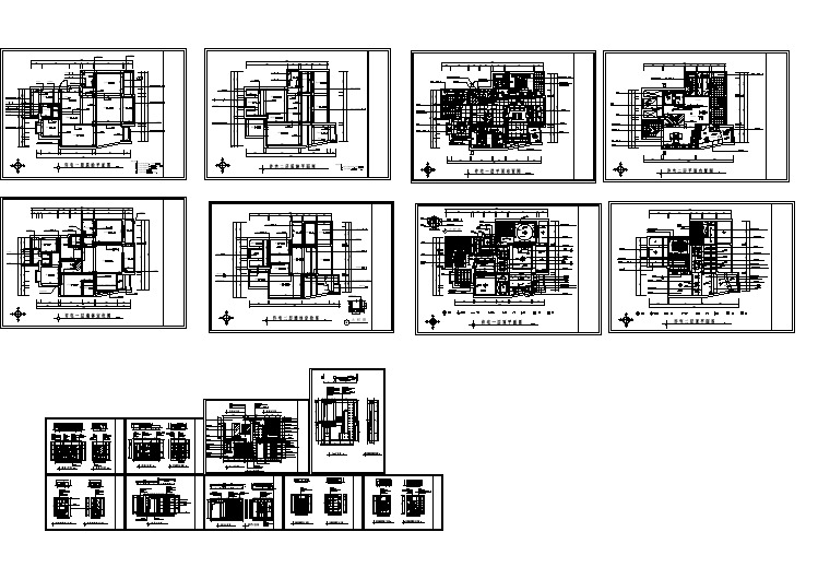 龙湖天街商品房全套建筑施工设计cad图（含平面布置图）