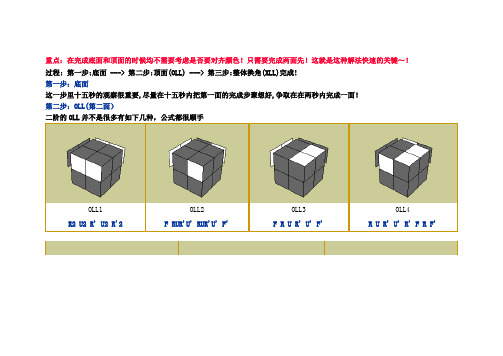 二、三、四阶魔方教程