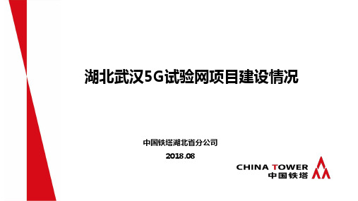 01 湖北铁塔武汉5g实验网专项汇报材料-0801