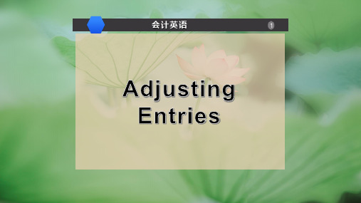 Adjusting Entries