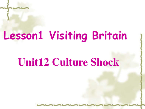 Unit12_Culture_Shock公开课