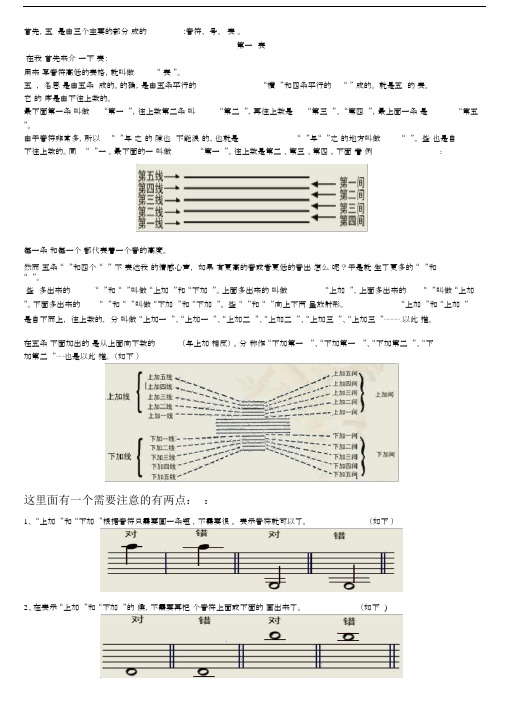 优选--学习五线谱初学者专用.doc